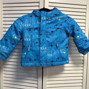 Cat & Jack Blue Jacket with Vehicle Design